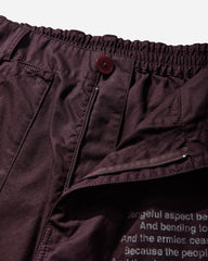 Men's People Have the Power Cotton Gabardine Pants Bordeaux