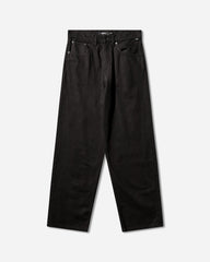 Men's Check-5 Baggy Denim Pants Black