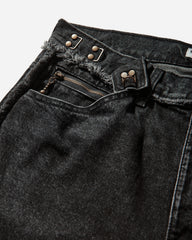 Men's Five Pocket Denim Shorts Black