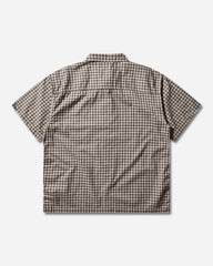 Men's Larkspur Mini Plaid Shirt Oatmeal / Demitasse