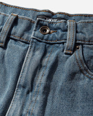 Men's Check-5 Baggy Denim Shorts Stonewash Blue