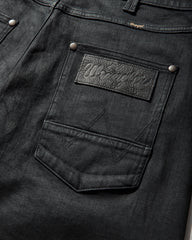 Men's Avirex Barrel Jeans Black Coated