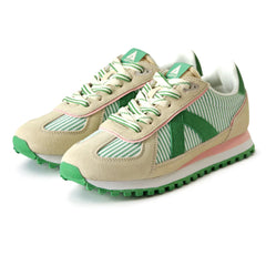 ASFVLT GATE WHITE GREEN STRIPE WOMEN'S