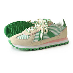 ASFVLT GATE WHITE GREEN STRIPE WOMEN'S