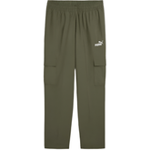 PUMA Essentials No. 1 Logo Men's Woven Cargo Pants - Loden Green