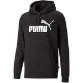 PUMA Essentials+ 2 Colour Big Logo Hoodie - Black / White