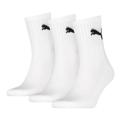 PUMA Short Crew Sock 3 Pack - White