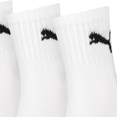 PUMA Short Crew Sock 3 Pack - White
