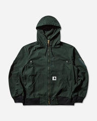 Men's Carhartt WIP Washed Duck Hooded Blouson Green