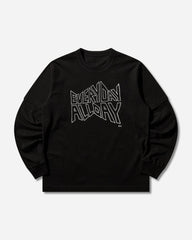 Men's geoff sacai Print Longsleeve T-Shirt Black