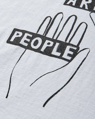 Men's geoff sacai Print T-Shirt White