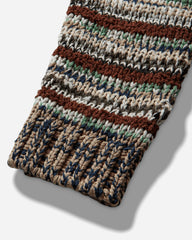 Men's Mix Knit Pullover Beige