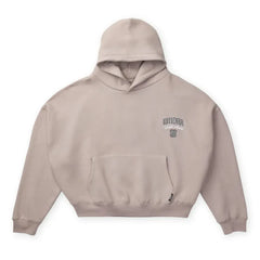 WNDRR Pavilion Cropped Hood Sweat - Moon Grey