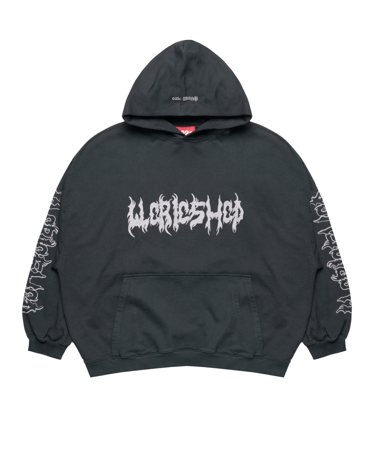 032c ''FAITHLESS'' OVERSIZED HOODIE
