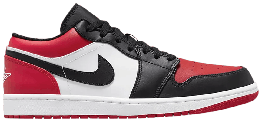 Nike Air Jordan 1 Low Bred Toe (GS) Women's