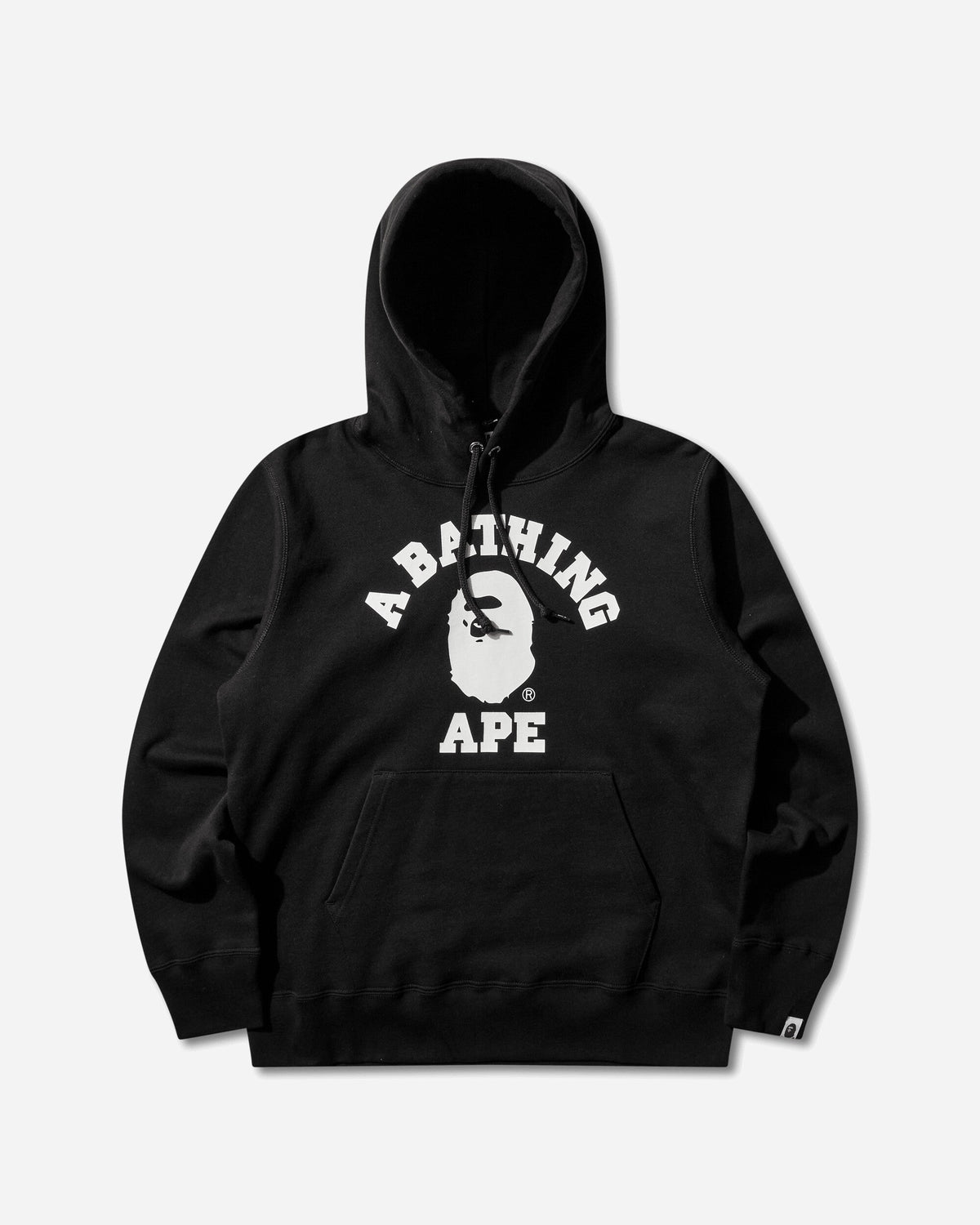Men's College Pullover Hoodie Black