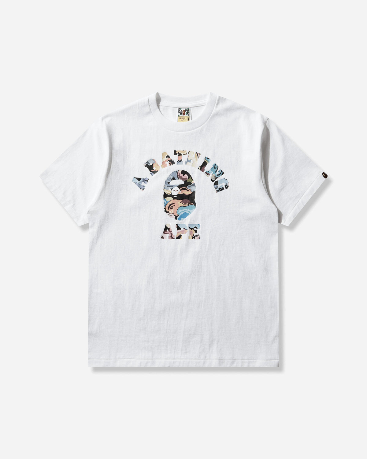 Men's Art Camo College T-Shirt White