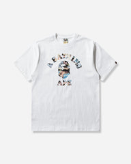 Men's Art Camo College T-Shirt White