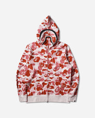 Men's ABC Camo 2nd Shark Full Zip Hoodie Pink