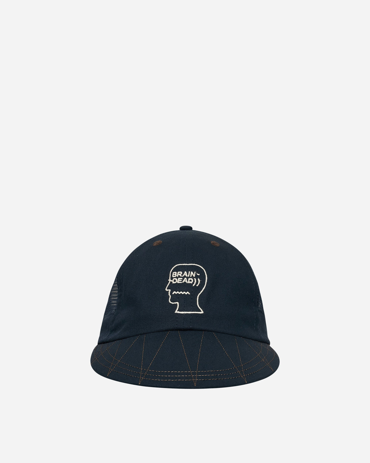 Logohead Mesh Long Brim Hat Navy