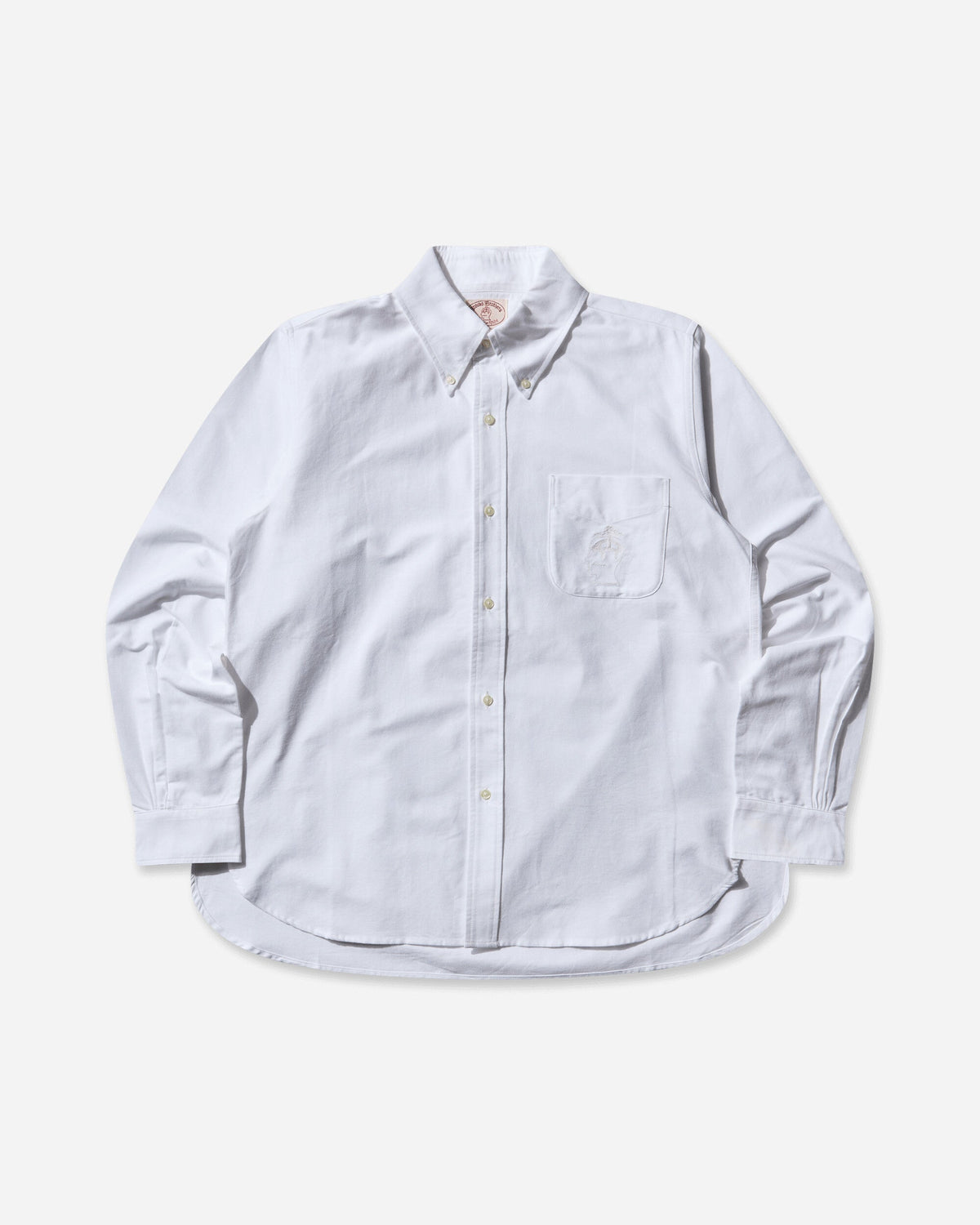 Men's Brooks Brothers Selvedge Oxford Button Up Shirt White