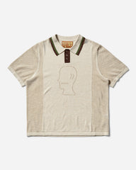 Men's Logo Head Pointelle Polo Natural