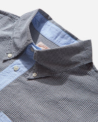 Men's Brooks Brothers Reverse French Seam Pullover Shirt Black / Multicolor