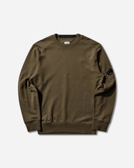 Men's Diagonal Raised Fleece Crewneck Sweatshirt Ivy Green