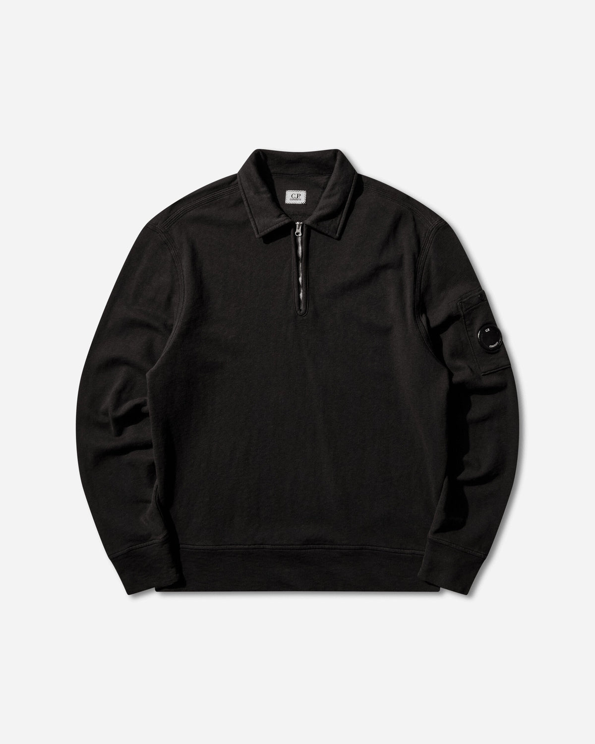 Men's Malfile' Fleece Half Zip Sweatshirt Black