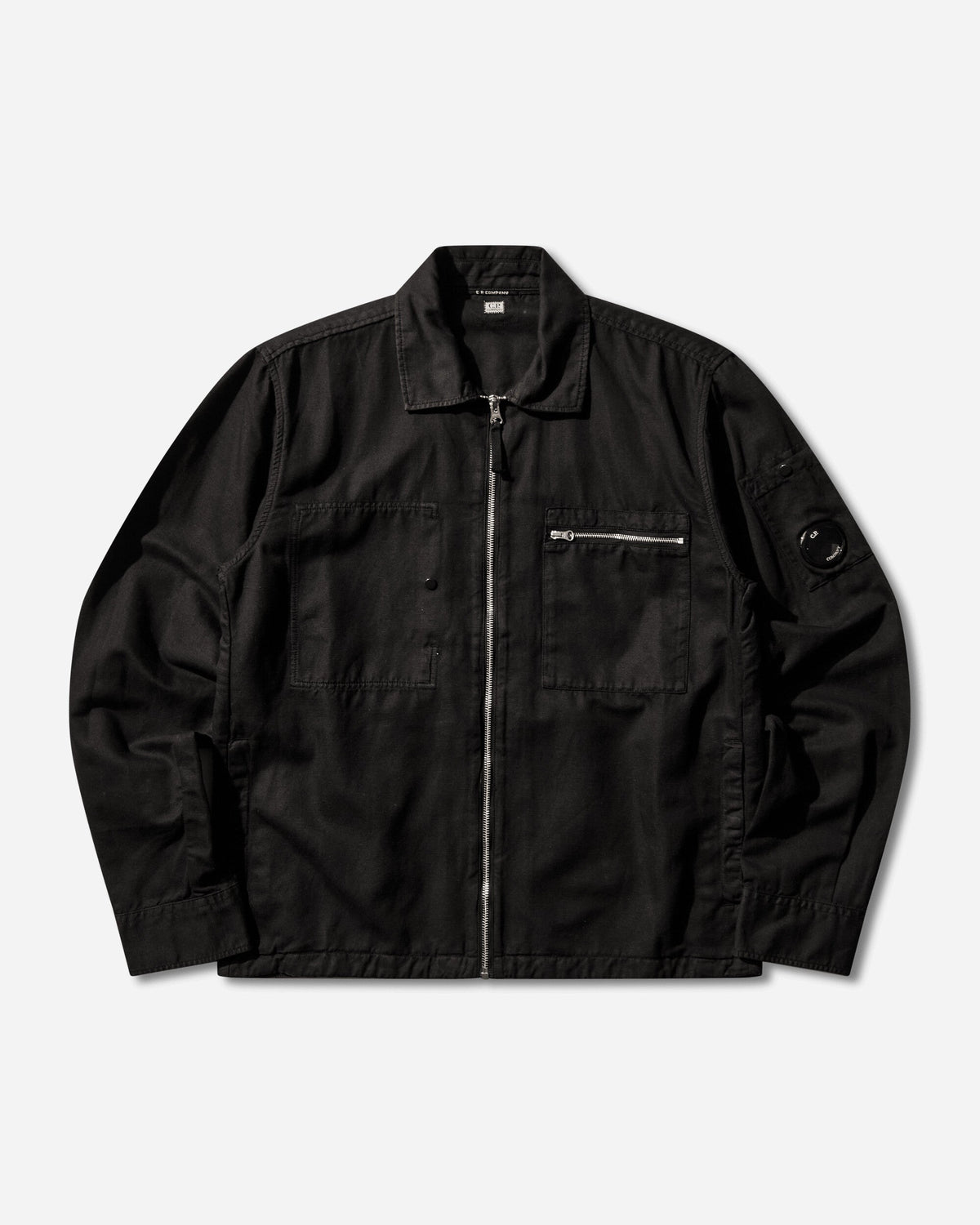 Men's Cotton / Linen Overshirt Black