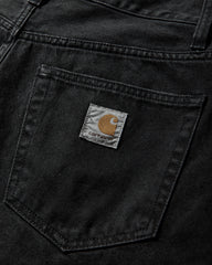 Men's Landon Shorts Black (Stone Washed)