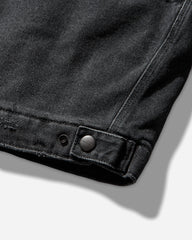 Men's OG Detroit Jacket Black (Grind Washed)