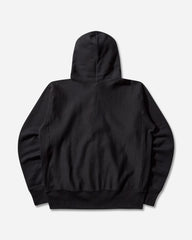 Men's Made in USA Reverse Weave Zipped Hoodie Black