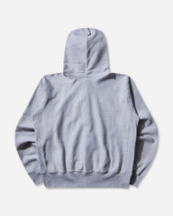 Men's Made in USA Reverse Weave Zipped Hoodie Oxford Gray