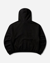 Men's Dog Mesh Zip Hoodie Black