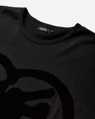 Men's Flocked Pup T-Shirt Black