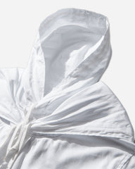 Men's Double-Layer Hooded Shirt White
