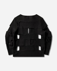Men's Cut-Out Sweater Black