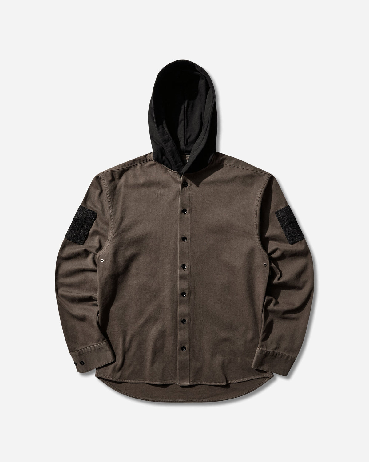 Men's Hooded Shirt Khaki