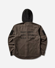 Men's Hooded Shirt Khaki