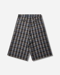 Men's Check Shorts Grey