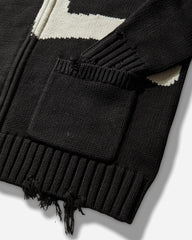 Men's Cowichan Cardigan Jacket Black