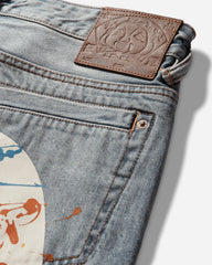 Men's Daicock Printed Jeans Indigo