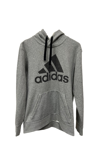 Vintage Adidas 3 Stripe Logo Hoodie Large