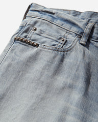 Men's DPC Processed Slim Straight Denim Pants Light Indigo Blue