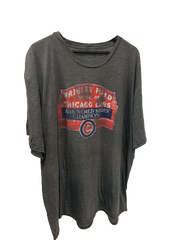 Vintage MLB Chicago Cubs 2016 Grey T-Shirt XX-Large