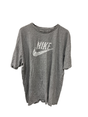 Vintage Nike Swoosh Logo Grey T-Shirt X-Large