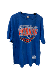 Vintage AFL New England Patriots Blue T-Shirt X-Large