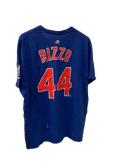 Vintage MLB Chicago Cubs Rizzo 44 Blue T-Shirt X-Large