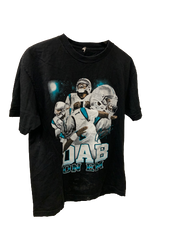 Vintage NFL Dab on Em Newton 1 Black T-Shirt Large